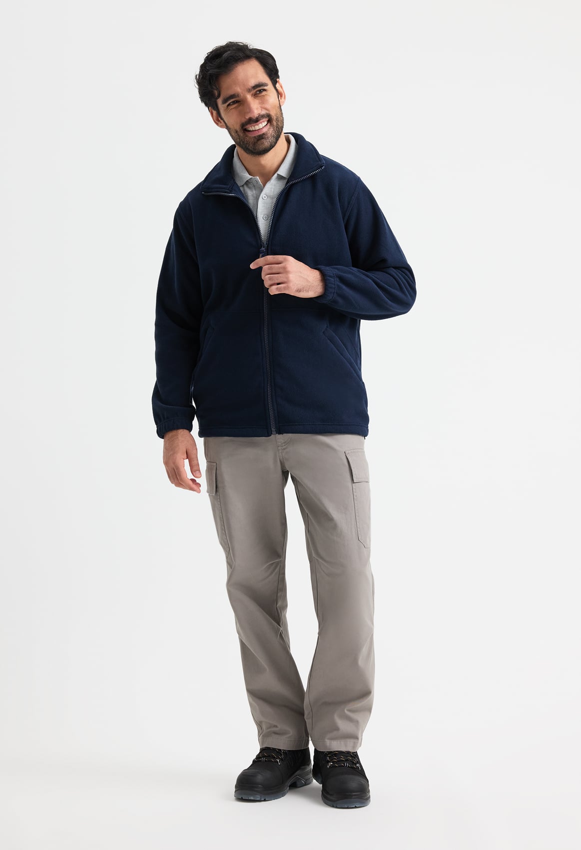 Unisex Heavyweight Full Zip Fleece Jacket - 380gsm 100% Polyester | 7 Colours