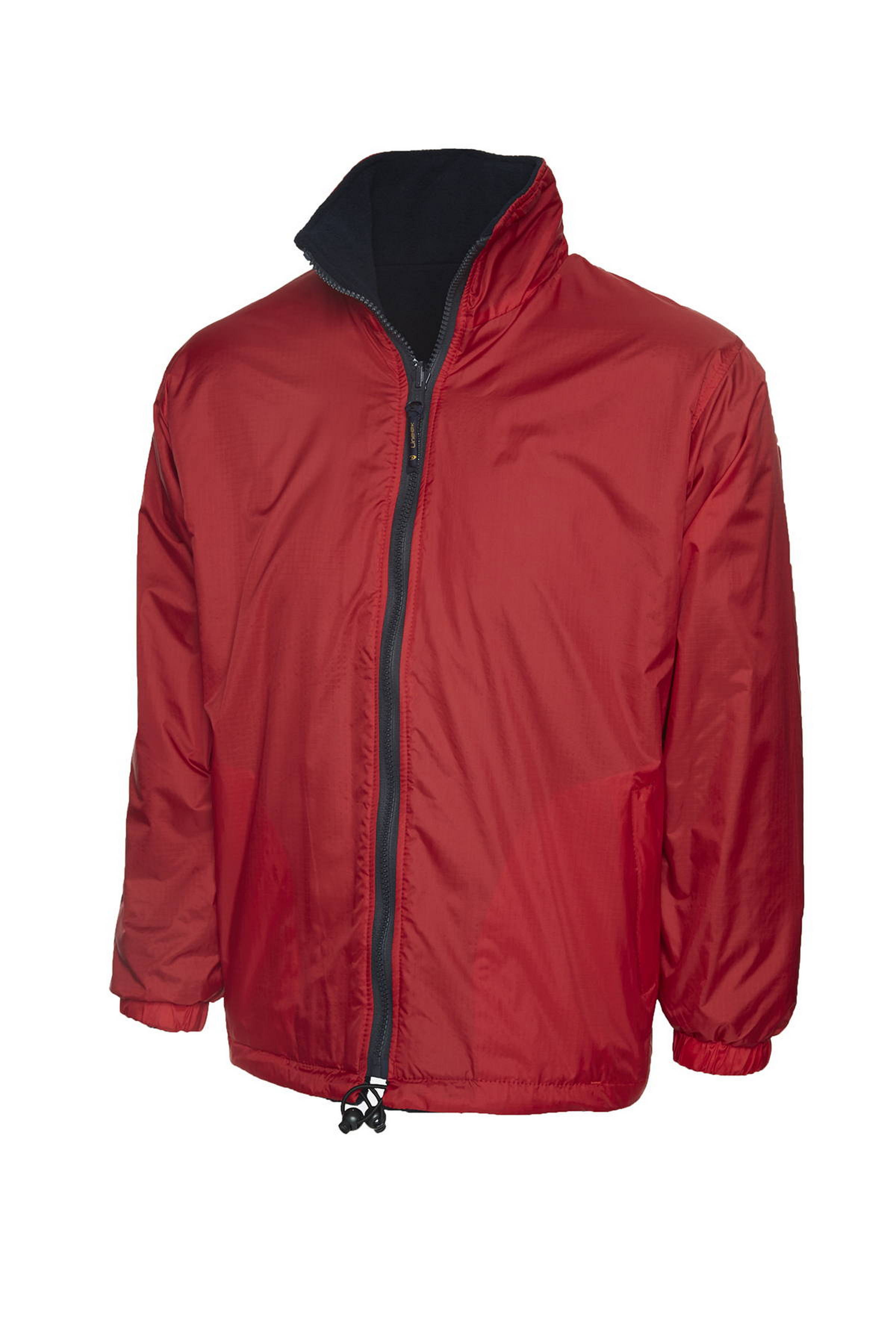 Classic Reversible Fleece Jacket - Red - XS - UC605 | Wrapandcover.co.uk Customised uniforms for workwear, schools, and organisations- fast UK delivery, no minimum orders.
