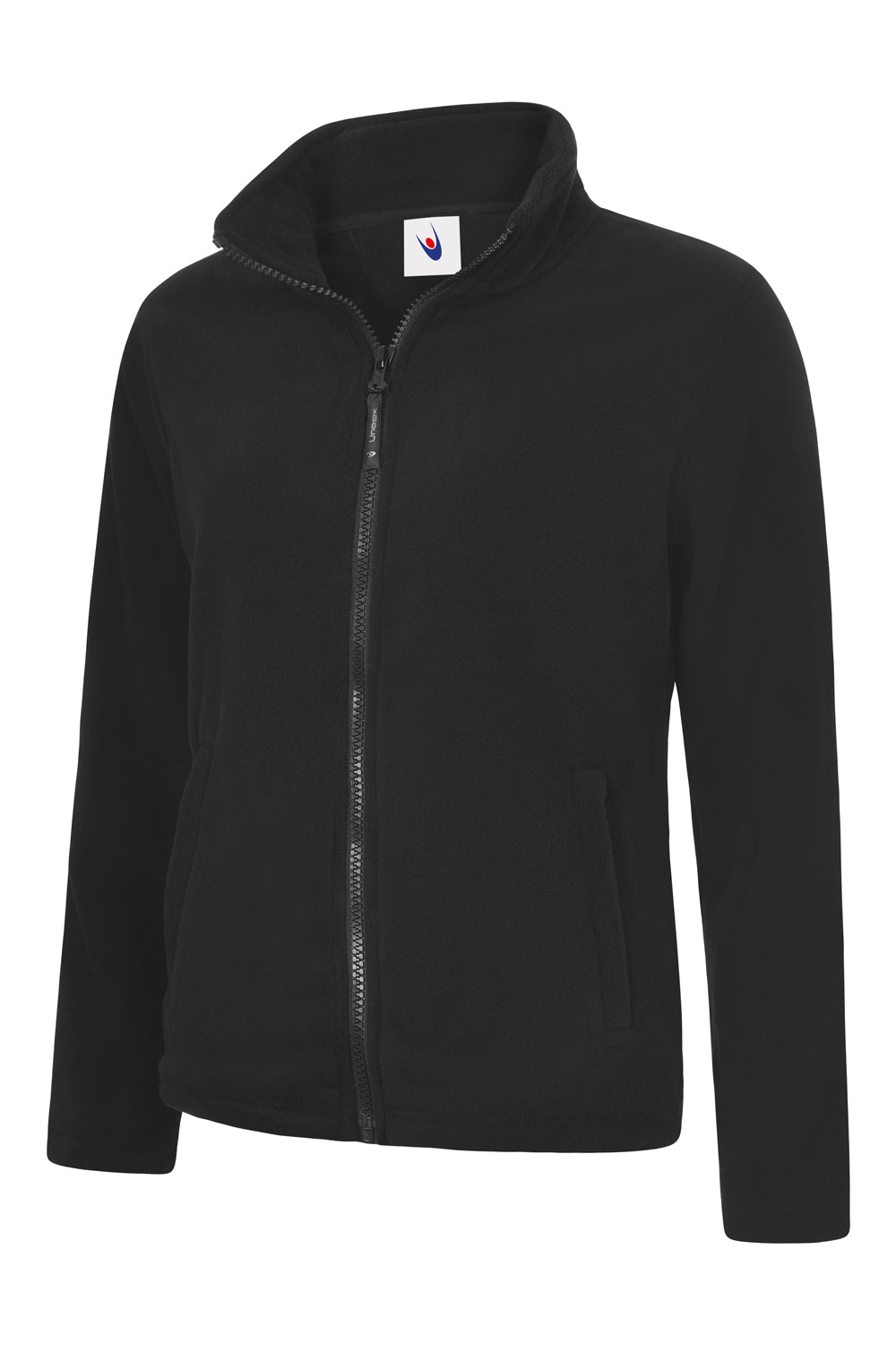 Ladies Classic Full Zip Fleece Jacket - Black | Wrapandcover.co.uk Customised uniforms for workwear, schools, and organisations- fast UK delivery, no minimum orders.