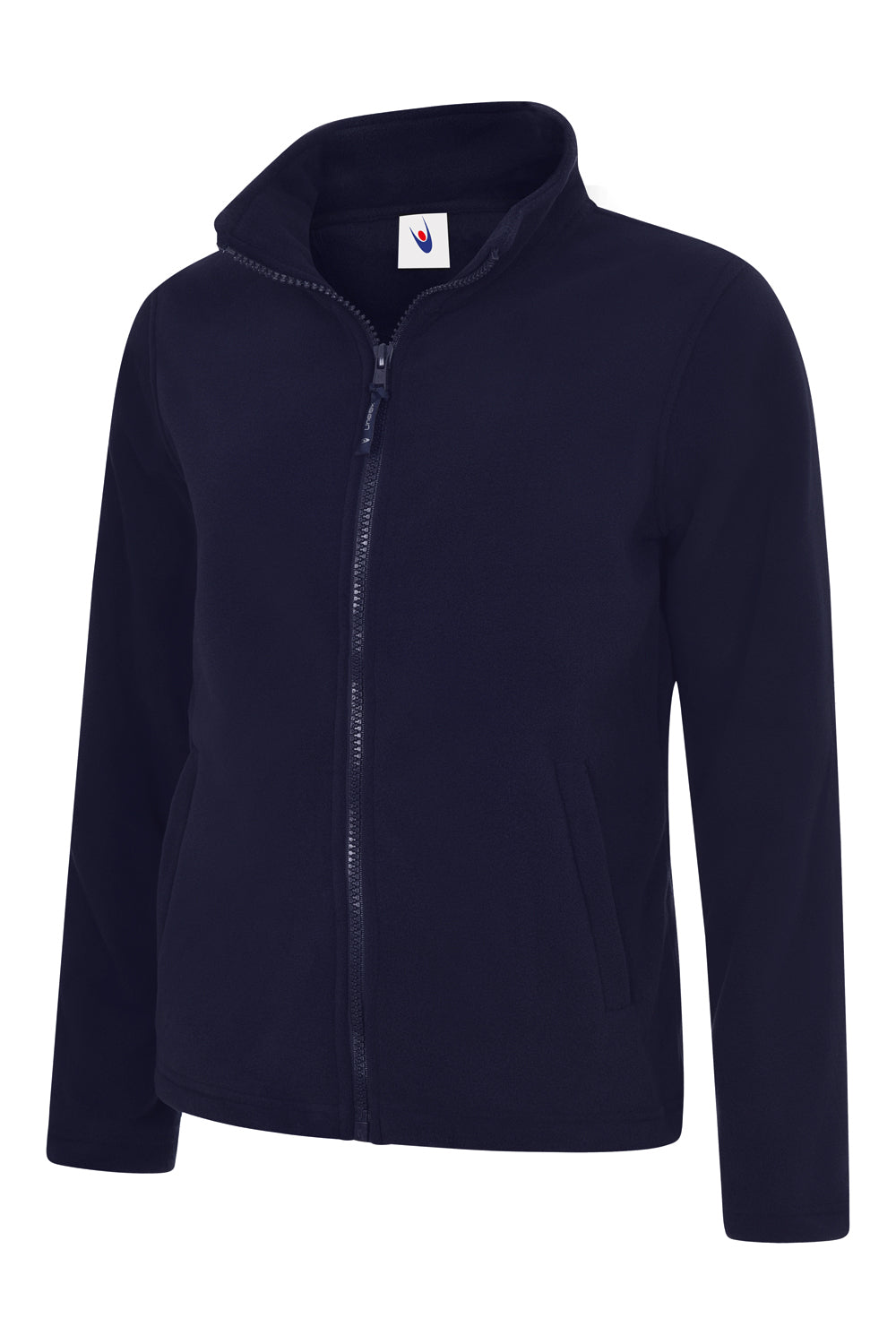 Ladies Classic Full Zip Fleece Jacket - Navy | Wrapandcover.co.uk Customised uniforms for workwear, schools, and organisations- fast UK delivery, no minimum orders.