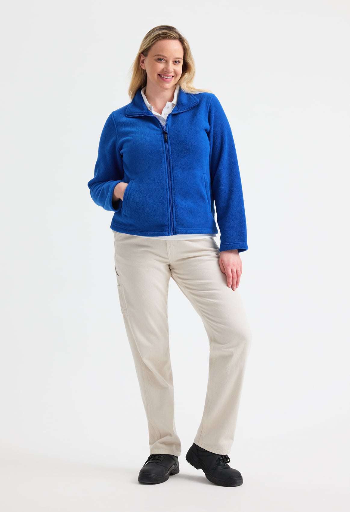 Ladies' Classic Full Zip Fleece Jacket - 300gsm 100% Polyester | 4 Colours
