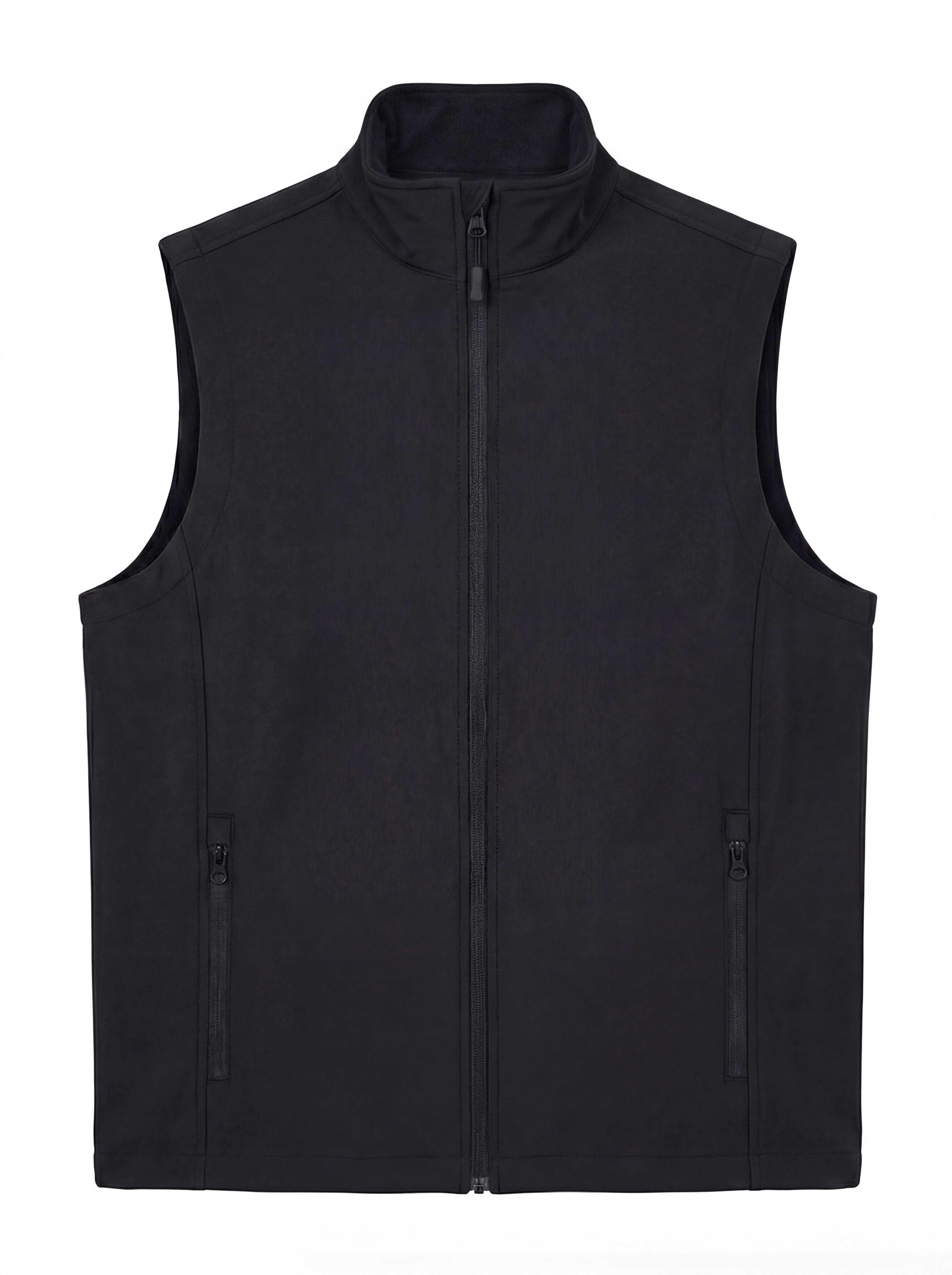 Ladies Printable Softshell Gilet - Black/Black