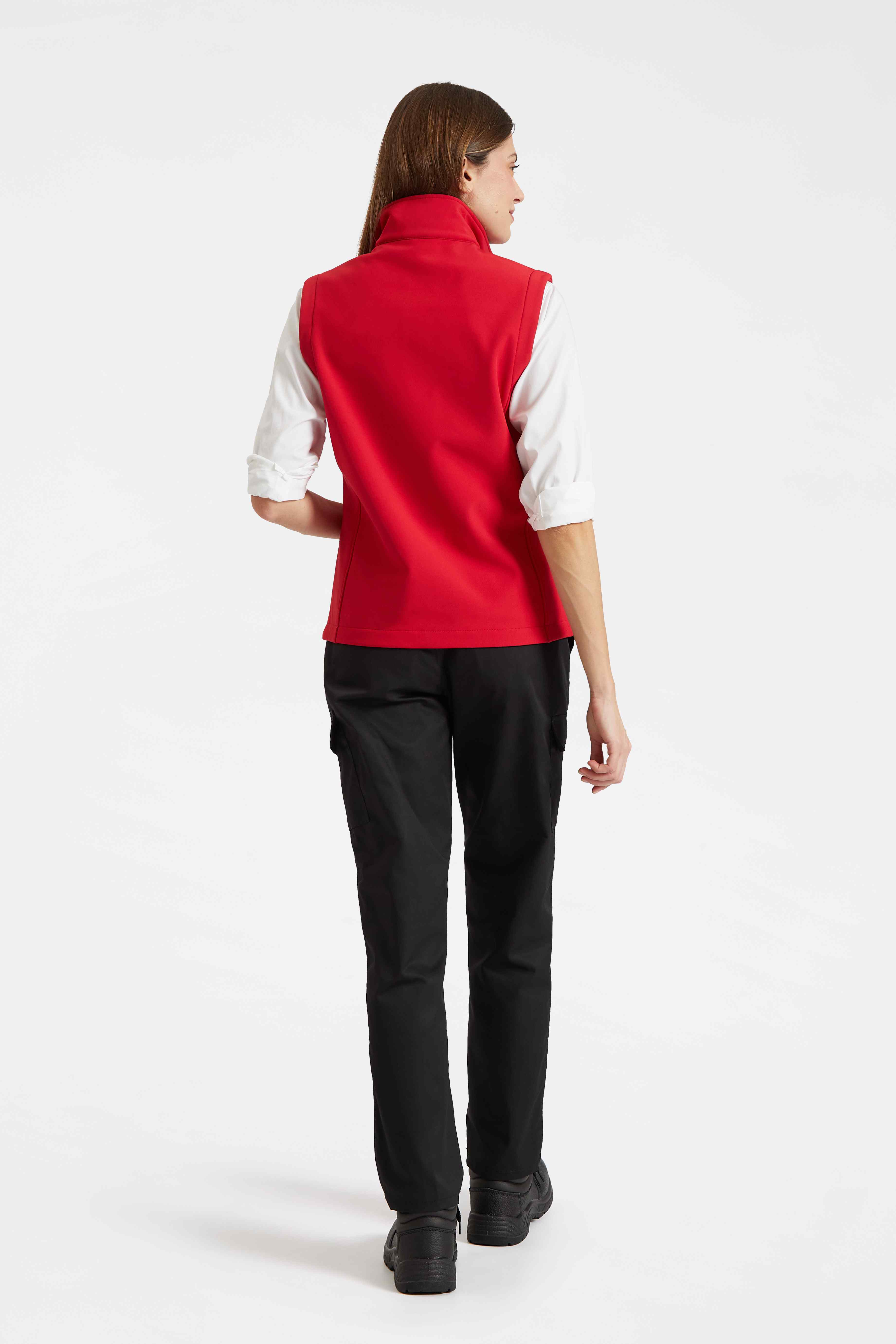 Ladies Printable Softshell Gilet - Model Shot 2