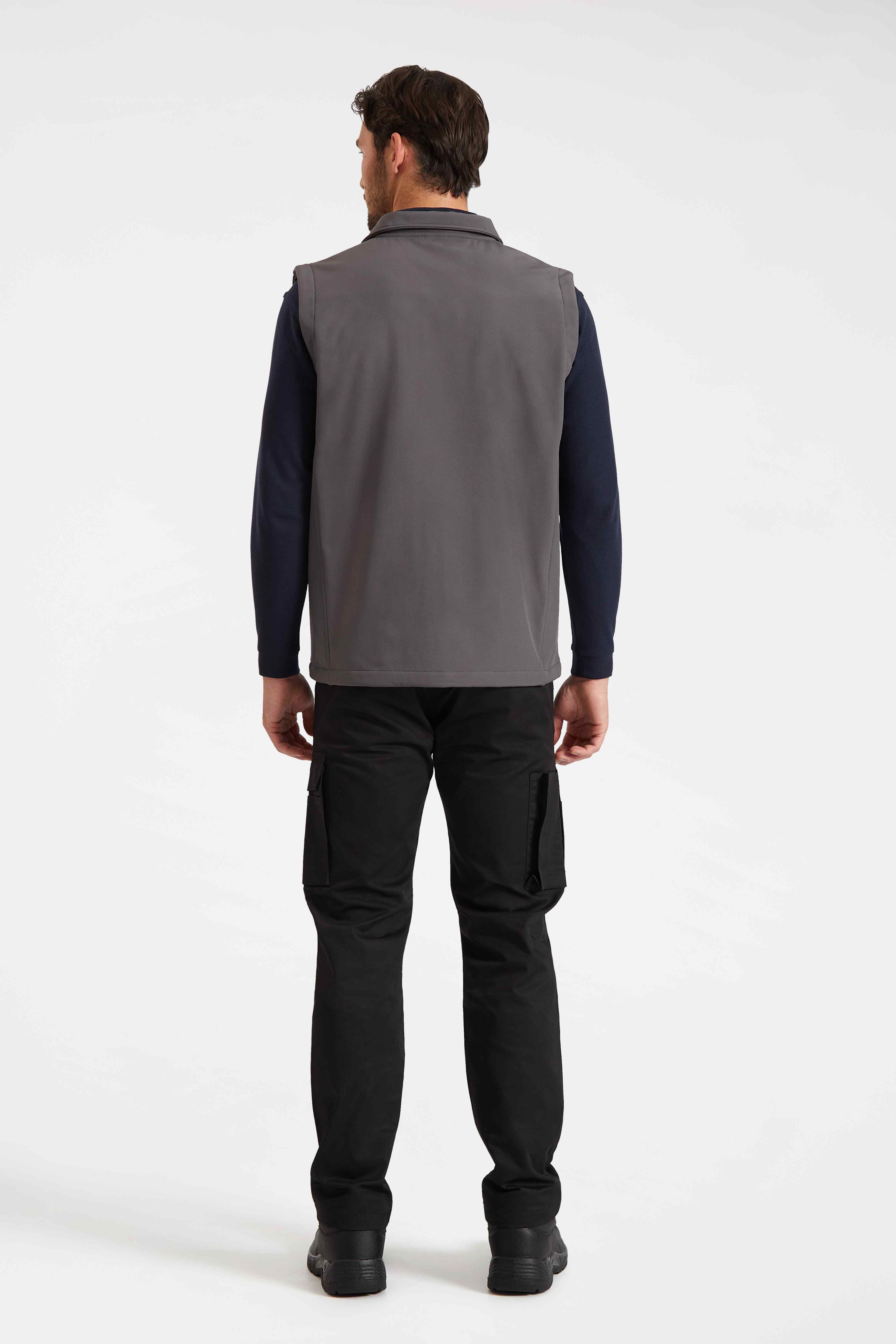Premium Printable Softshell Gilet - Model Shot 2
