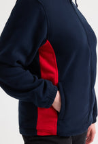 Unisex Two Tone Full Zip Fleece Jacket - 300gsm 100% Polyester | 5 Colours