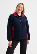 Two Tone Full Zip Fleece Jacket by wrapandcover.co.uk Uniforms, teamwear and custom corporate apparel. Specialising in Central London and the home counties.