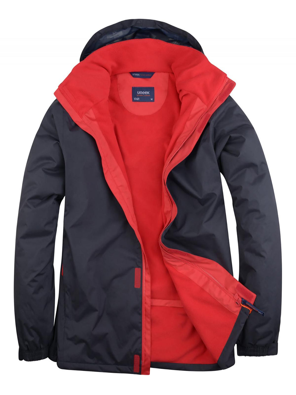 Deluxe Outdoor Jacket - Navy/Red | Wrapandcover.co.uk Customised uniforms for workwear, schools, and organisations- fast UK delivery, no minimum orders.