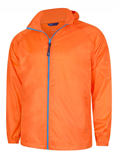 Active Jacket - Fiery Orange/Surf Blue | Wrapandcover.co.uk Customised uniforms for workwear, schools, and organisations- fast UK delivery, no minimum orders.