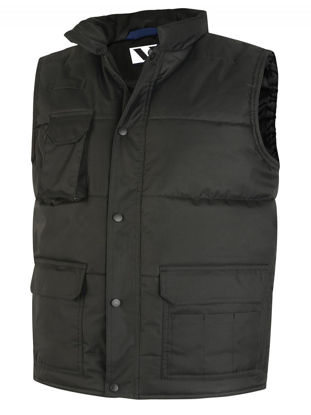 Unisex Super Pro Body Warmer - 250gsm, Radio Loop & Tool Pockets | Black & Navy