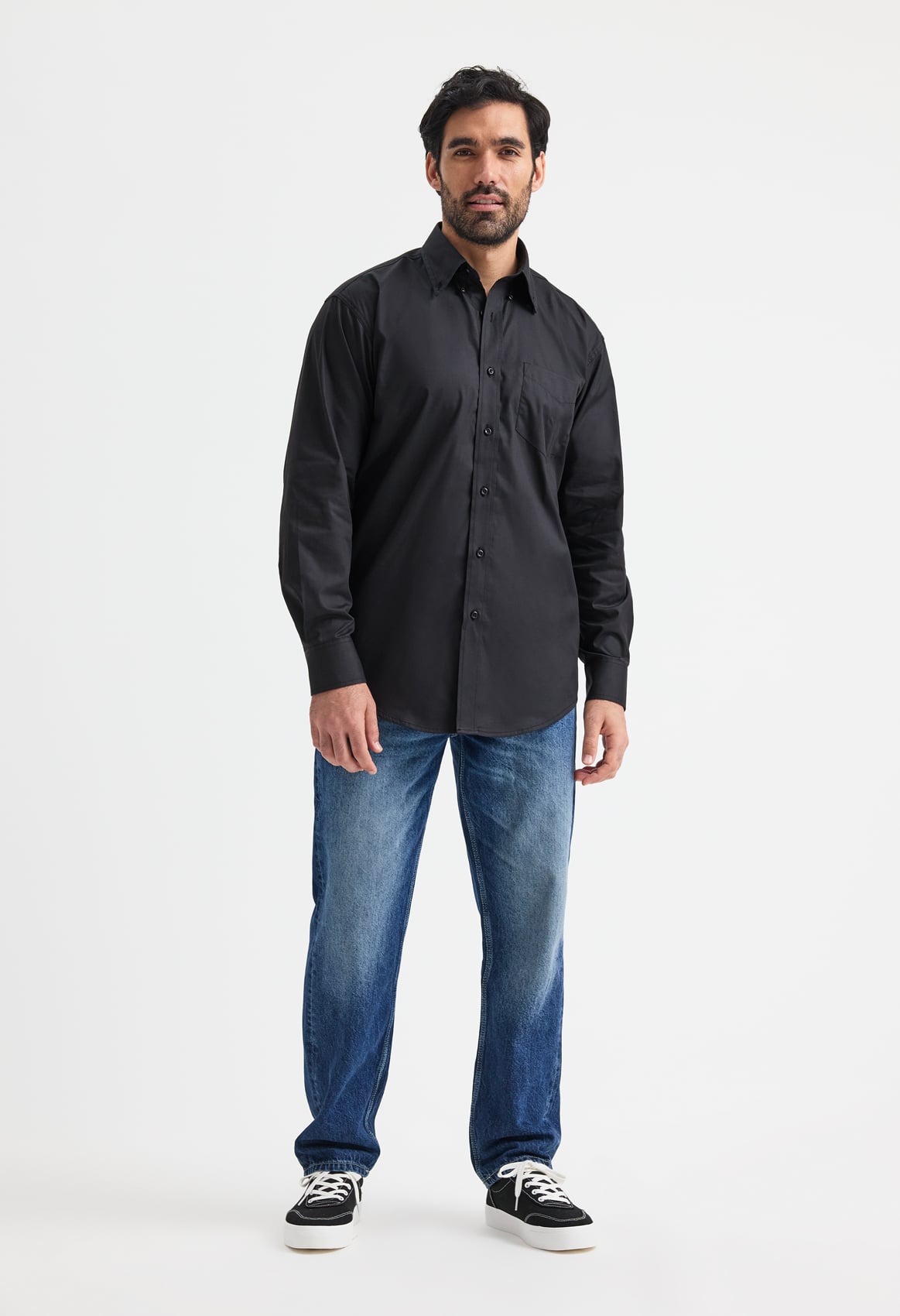 Men's Pinpoint Oxford Full Sleeve Shirt - 140gsm 85/15 Combed Cotton | 7 Colours
