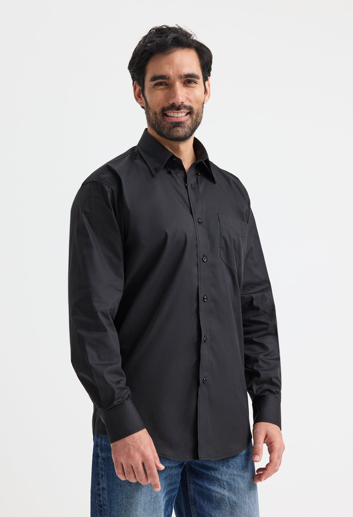 Men's Pinpoint Oxford Full Sleeve Shirt - 140gsm 85/15 Combed Cotton | 7 Colours