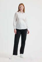 Ladies Pinpoint Oxford Full Sleeve Shirt - Front View