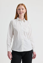 Ladies' Pinpoint Oxford Full Sleeve Shirt - 140gsm 85/15 Combed Cotton | 7 Colours