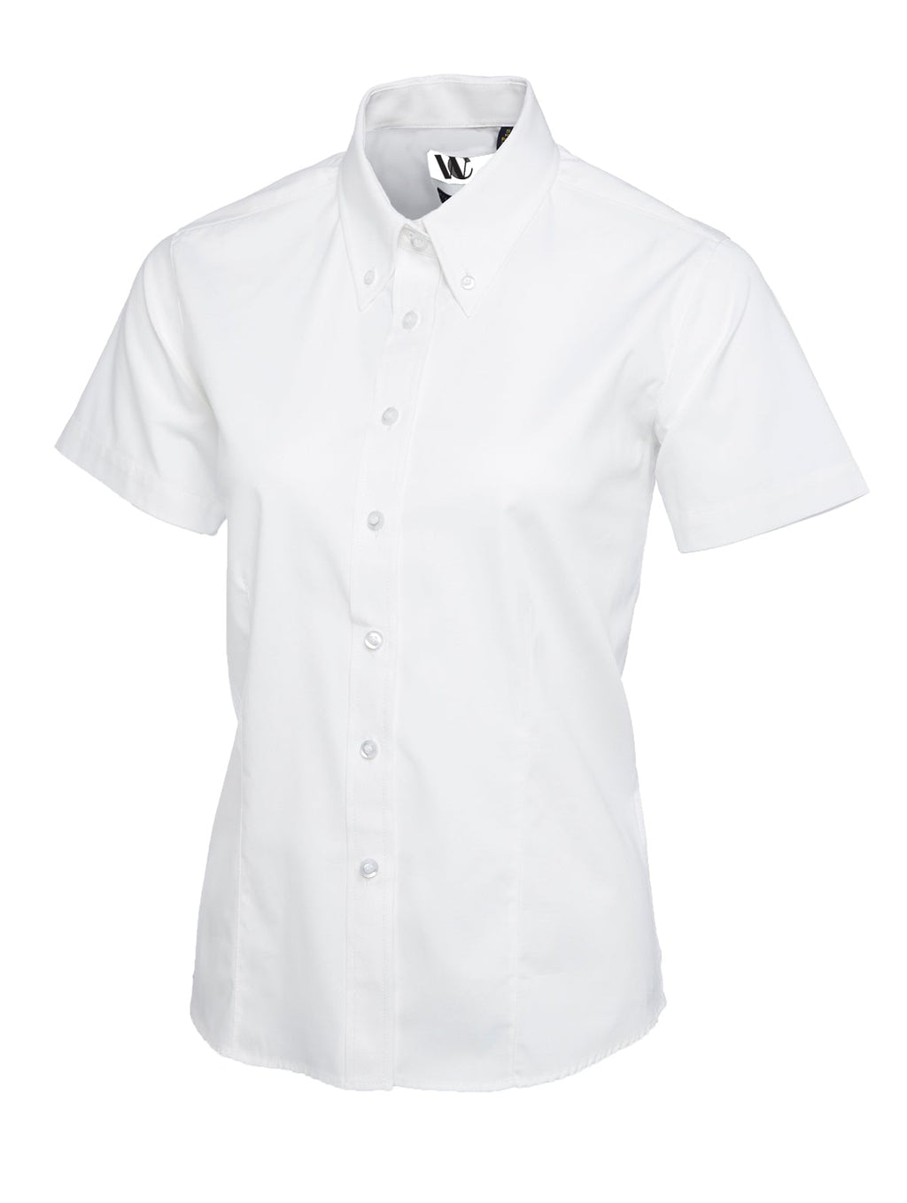 Ladies' Pinpoint Oxford Half Sleeve Shirt - 140gsm 85/15 Combed Cotton | 7 Colours