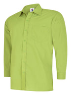 Men's Poplin Full Sleeve Shirt - 120gsm 65/35 Polycotton | 3 Colours