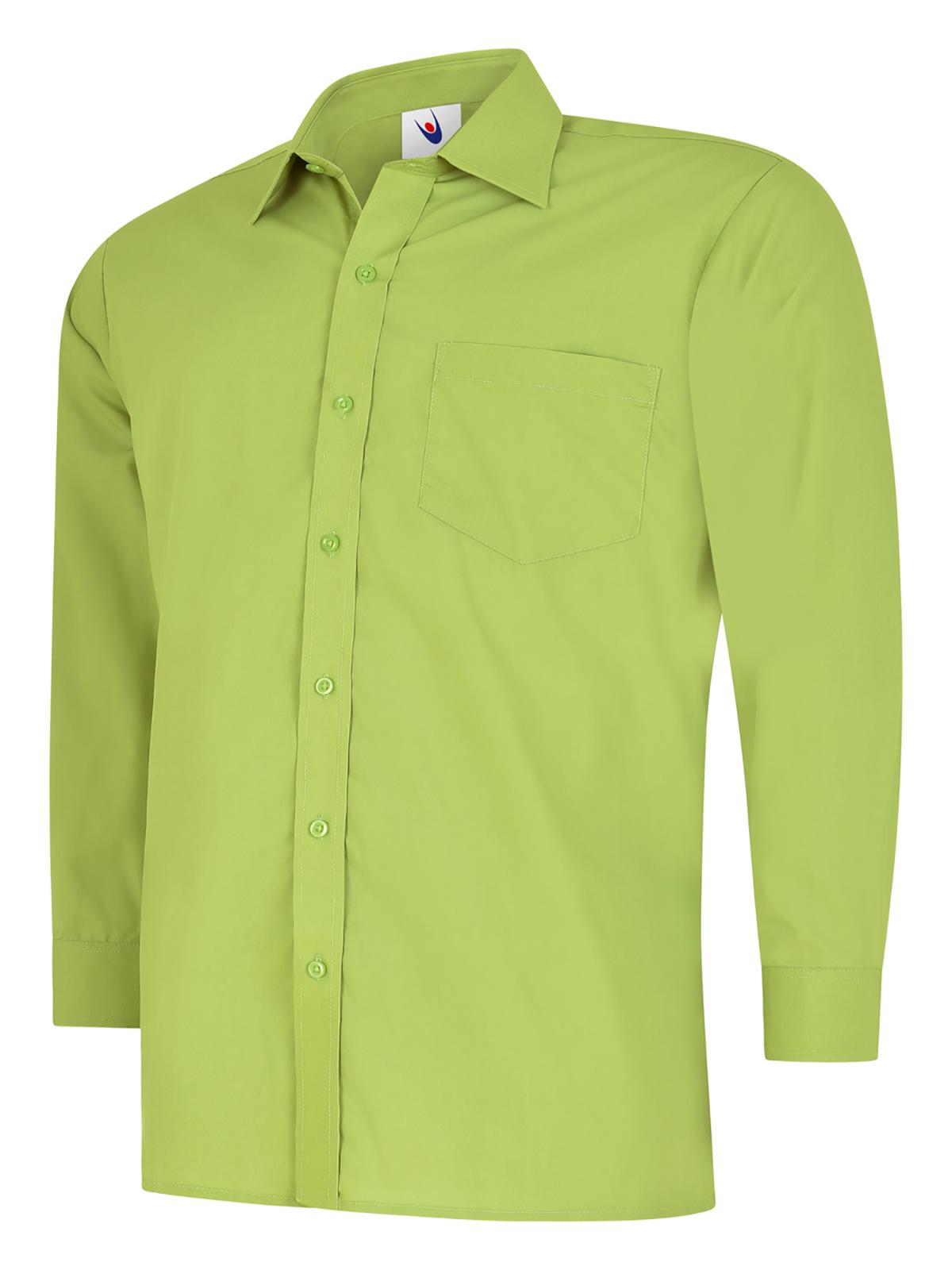 Men's Poplin Full Sleeve Shirt - 120gsm 65/35 Polycotton | 3 Colours