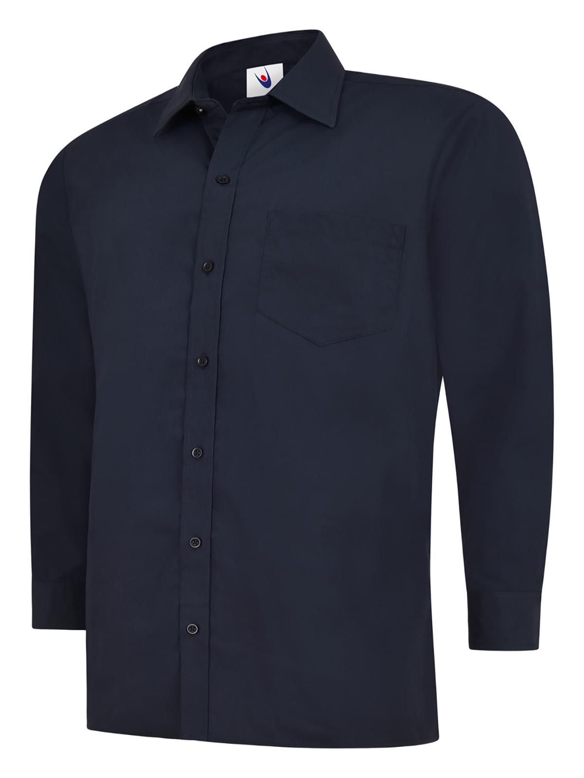 Men's Poplin Full Sleeve Shirt - 120gsm 65/35 Polycotton | 3 Colours