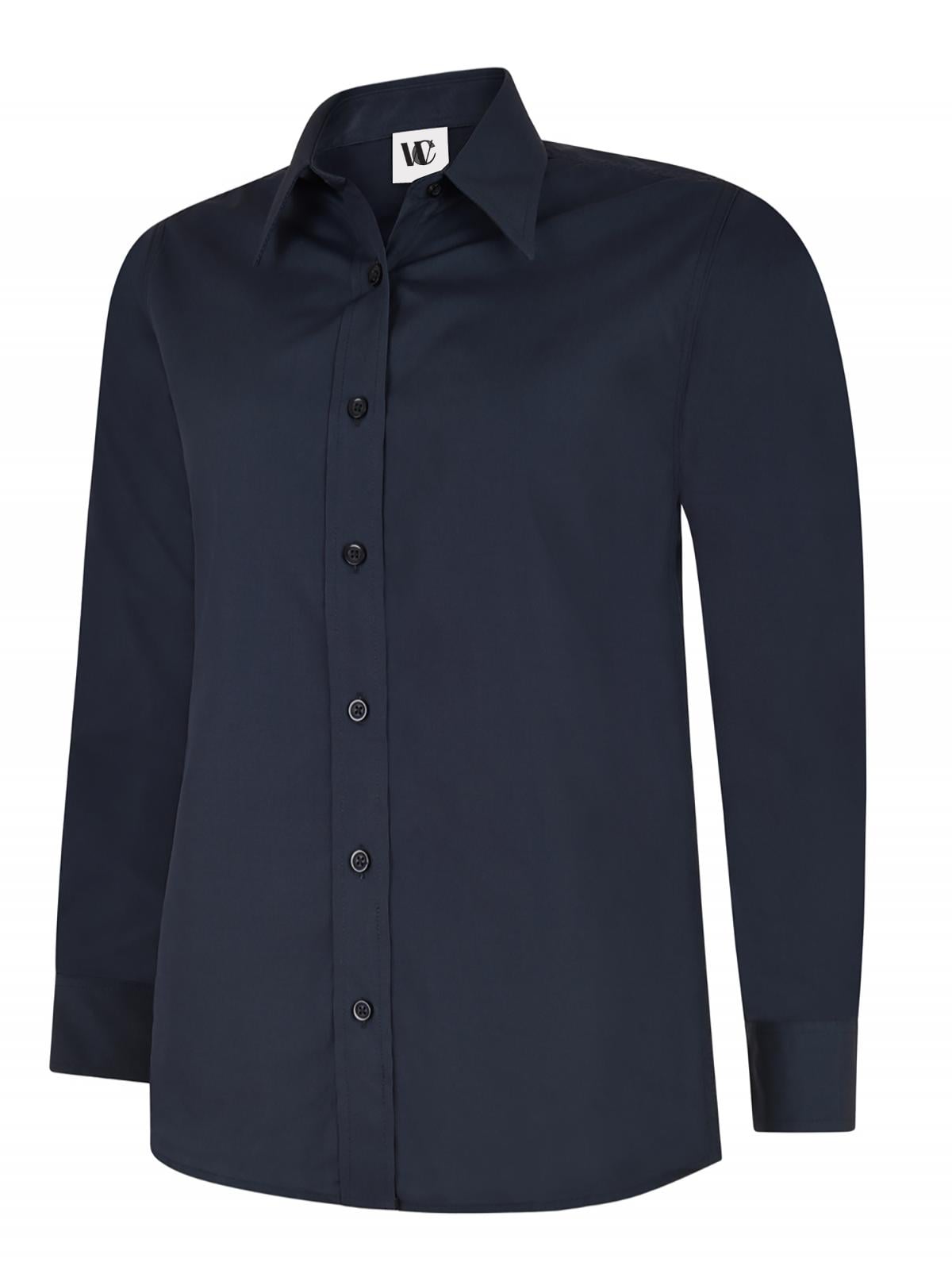 Ladies' Poplin Full Sleeve Shirt - 120gsm 65/35 Polycotton | 10 Colours