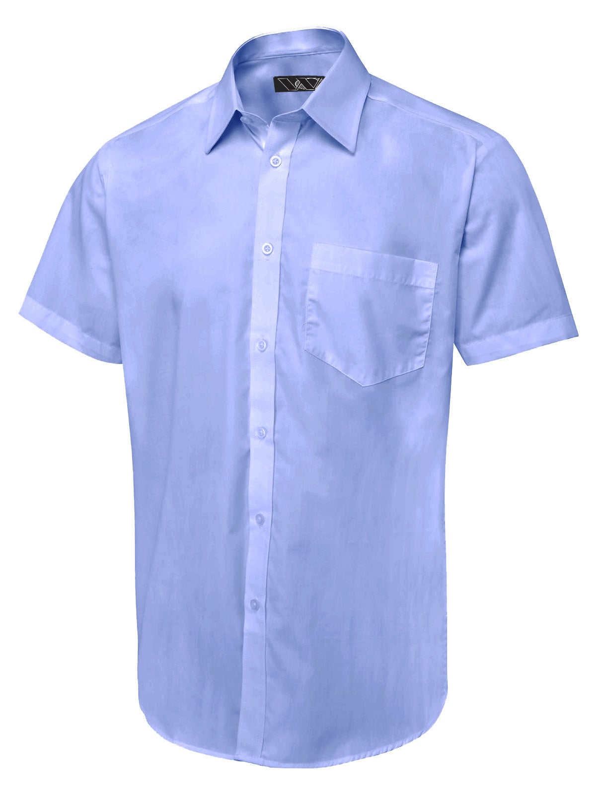 Men's Short Sleeve Poplin Shirt - 120gsm 65/35 Polycotton | 3 Colours