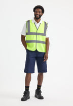 Hi Vis Safety Waistcoat - Detail View 1