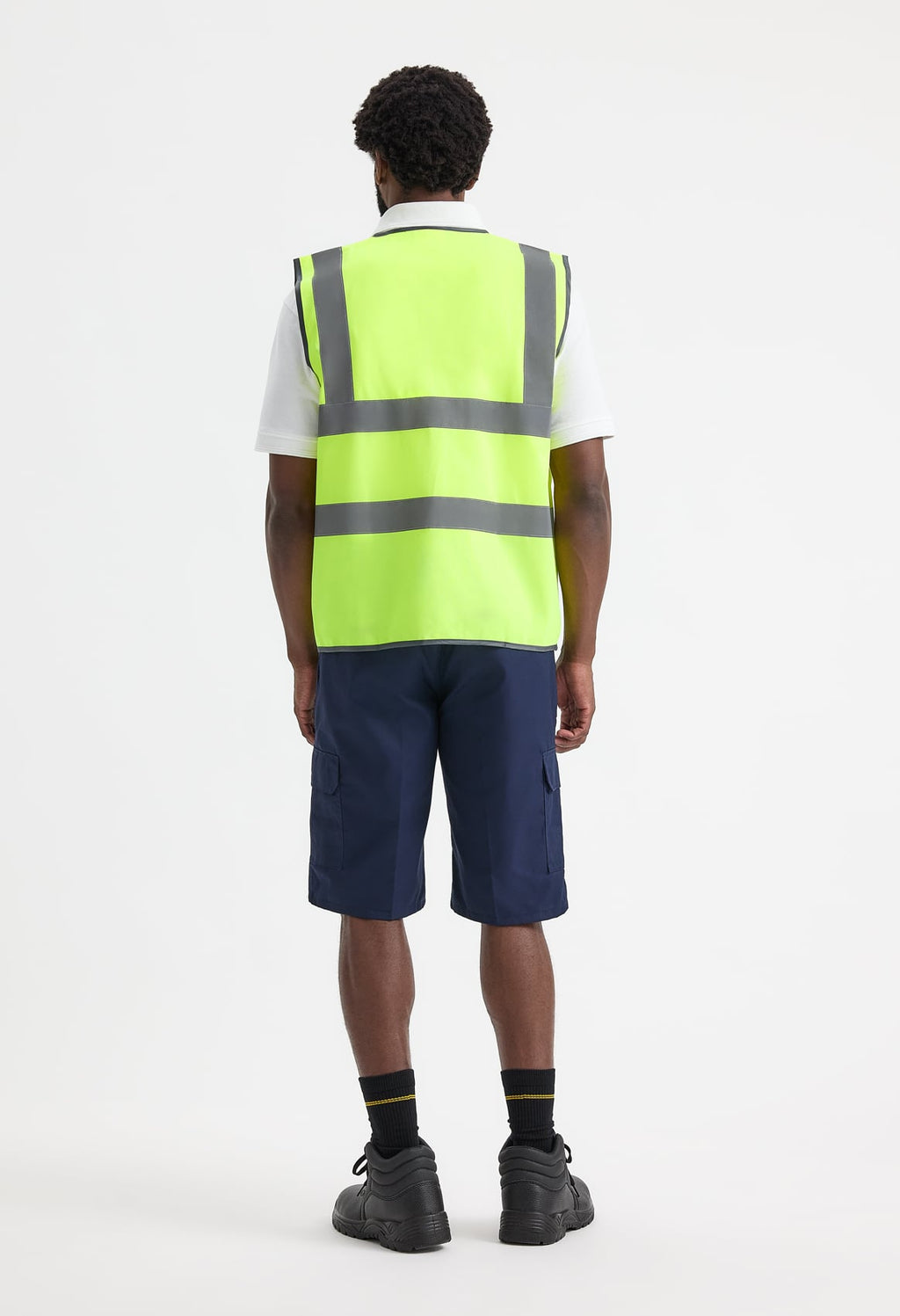 Unisex Hi-Vis Safety Waistcoat - EN ISO 20471 Class 2 | Yellow & Orange