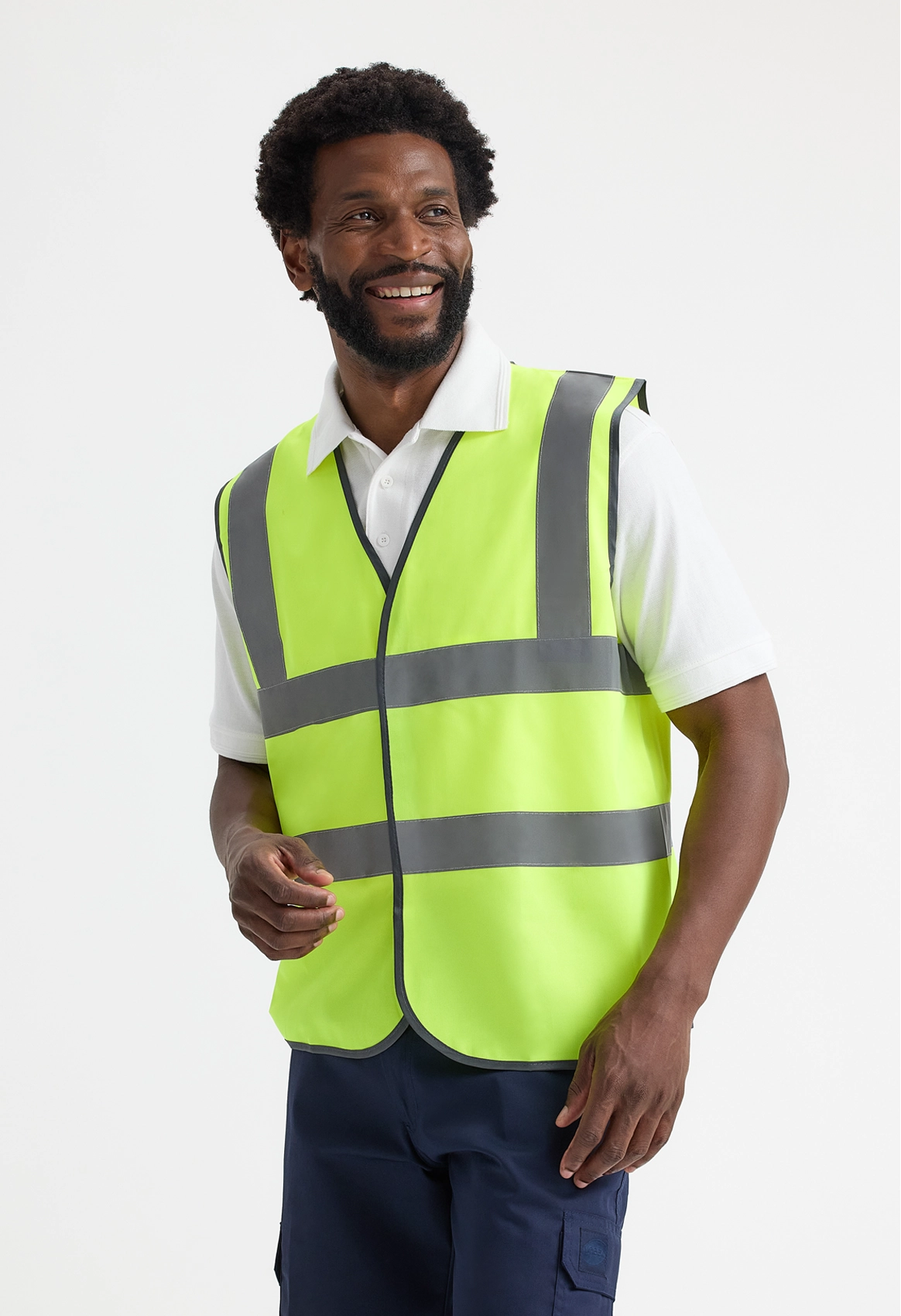  Hi Vis Safety Waistcoat by wrapandcover.co.uk Uniforms,  teamwear and custom corporate apparel. Specialising in Central London and the home counties.