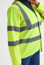 Unisex Hi-Vis Safety Waistcoat - EN ISO 20471 Class 3, Long Sleeve | Orange & Yellow