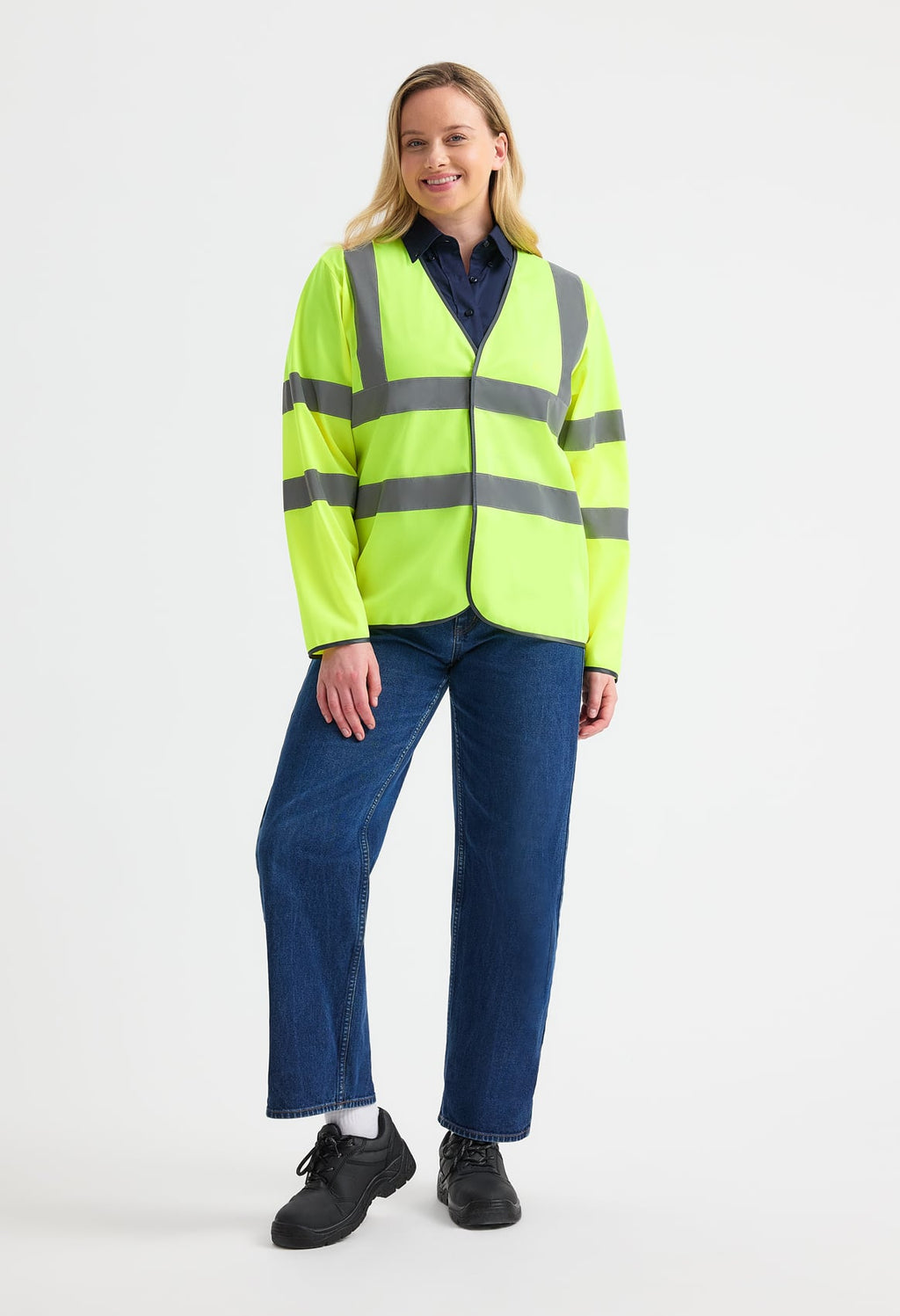 Unisex Hi-Vis Safety Waistcoat - EN ISO 20471 Class 3, Long Sleeve | Orange & Yellow