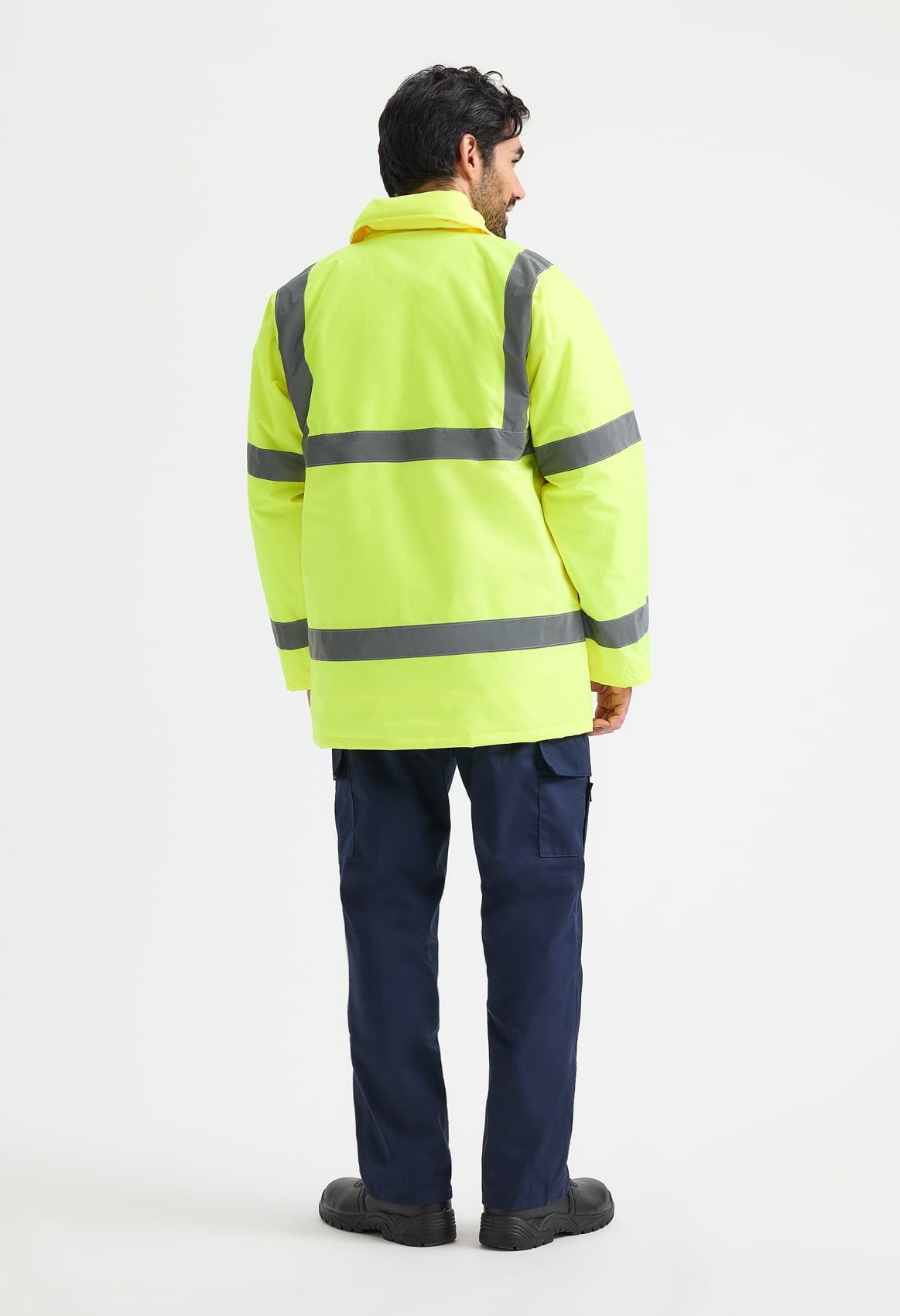 Unisex Hi-Vis Road Safety Jacket - EN ISO 20471 Class 3 Waterproof | Yellow & Orange