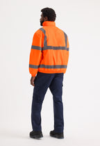 Hi Vis Bomber Jacket - Back View