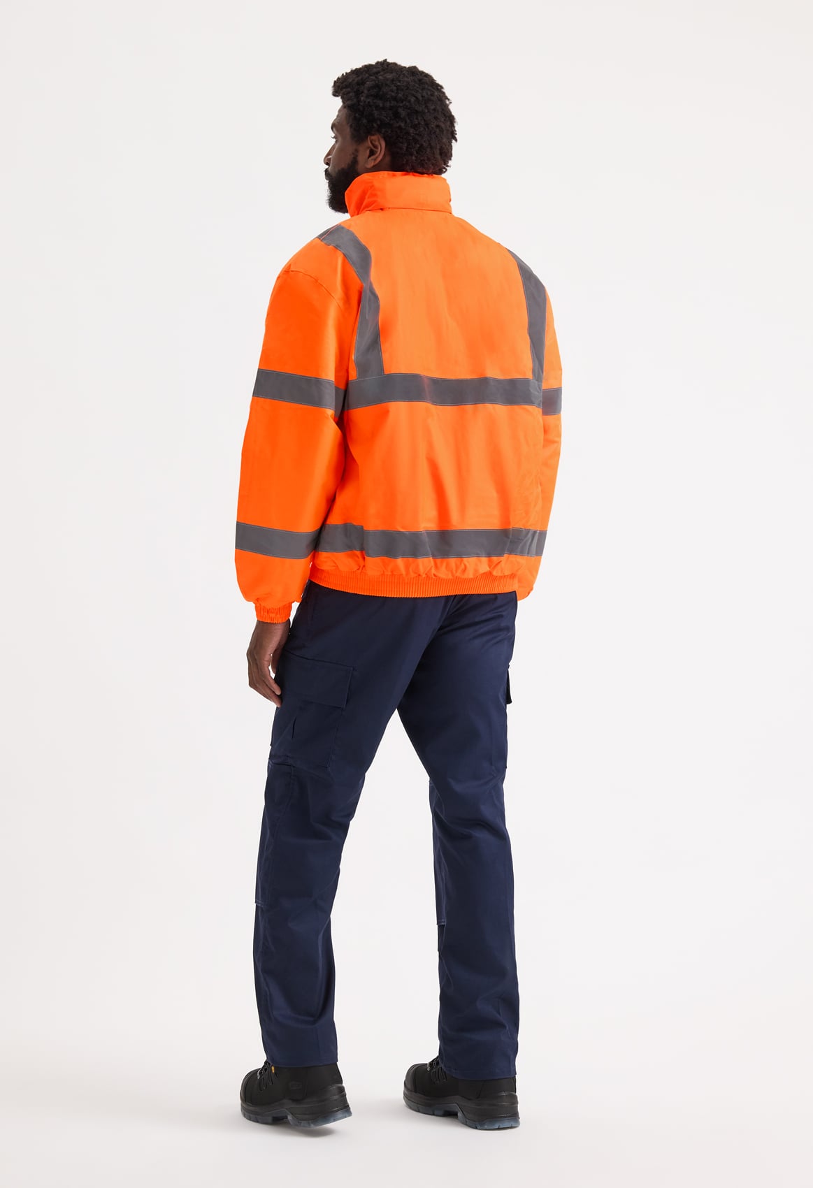 Unisex Hi-Vis Bomber Jacket - EN ISO 20471 Class 3 Waterproof | Yellow & Orange