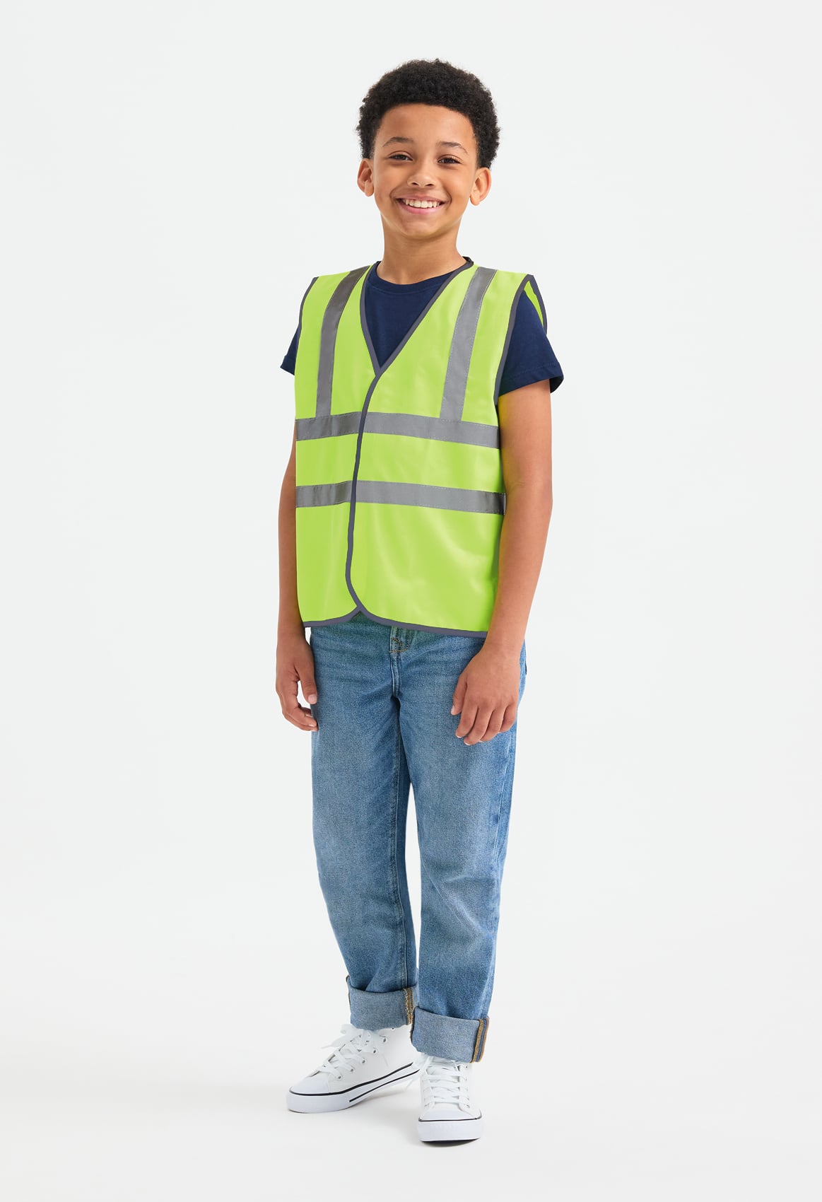 Children's Hi-Vis Safety Waistcoat - EN ISO 20471 Class 2 Certified | Orange & Yellow