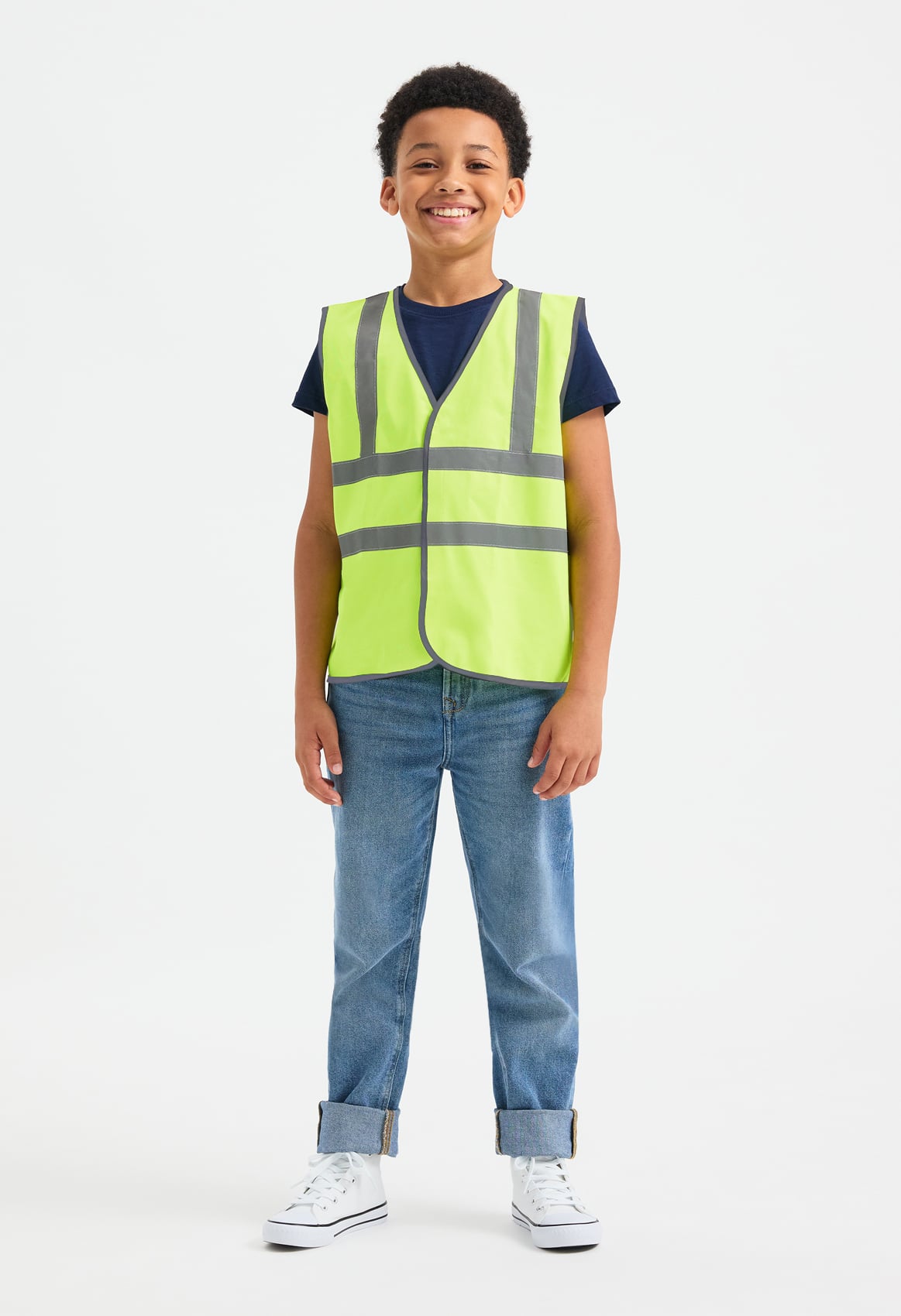 Children's Hi-Vis Safety Waistcoat - EN ISO 20471 Class 2 Certified | Orange & Yellow