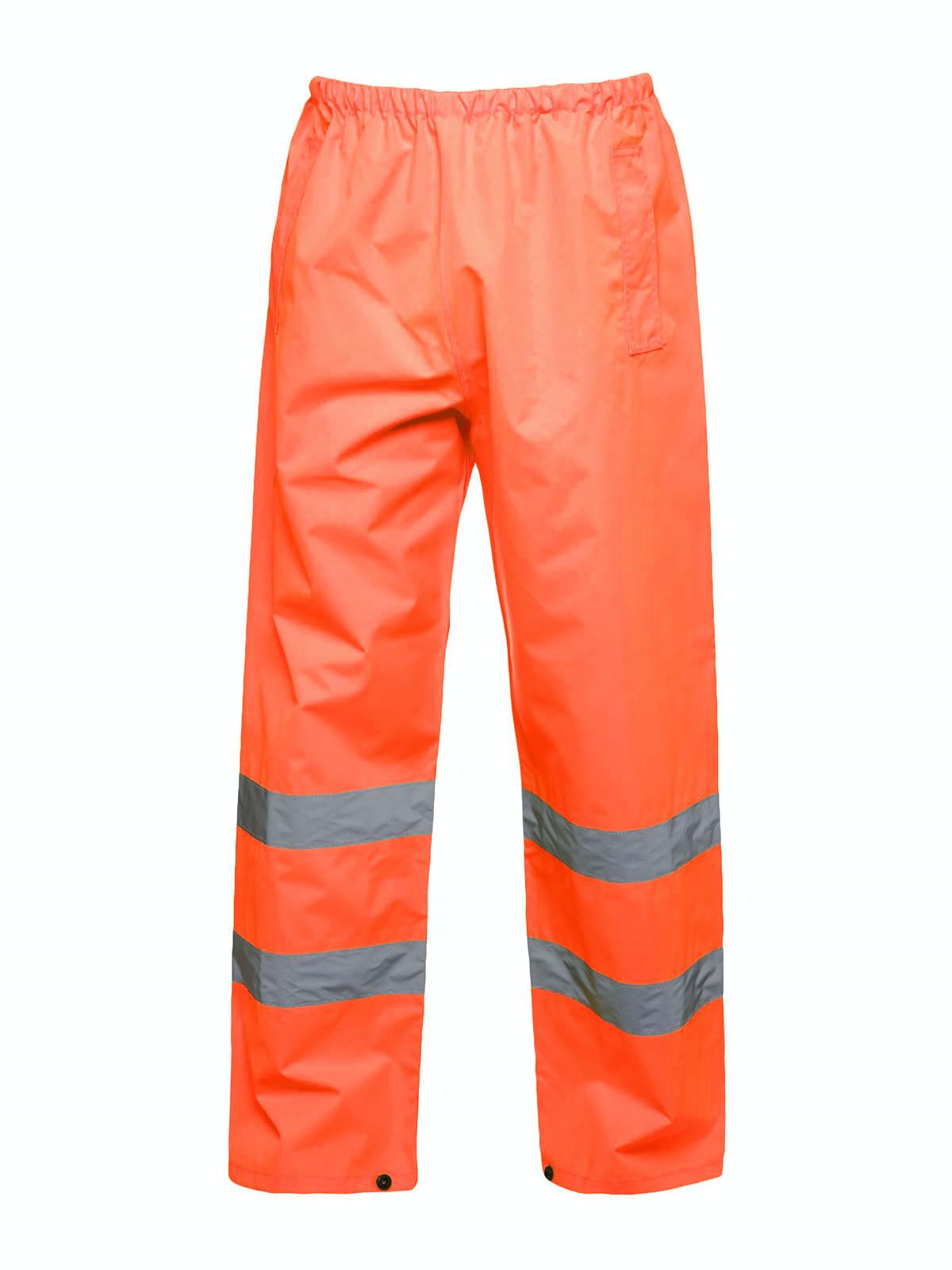Hi Vis Trouser - Orange | Wrapandcover.co.uk Customised uniforms for workwear, schools, and organisations- fast UK delivery, no minimum orders.