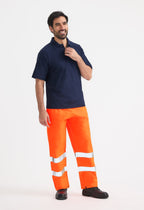 Unisex Hi-Vis Work Trousers - EN ISO 20471 Class 1 | Yellow & Orange