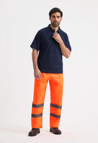 Unisex Hi-Vis Work Trousers - EN ISO 20471 Class 1 | Yellow & Orange
