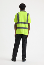 Hi Vis Short Sleeve Polo Shirt by wrapandcover.co.uk Uniforms,  teamwear and custom corporate apparel. Specialising in Central London and the home counties.