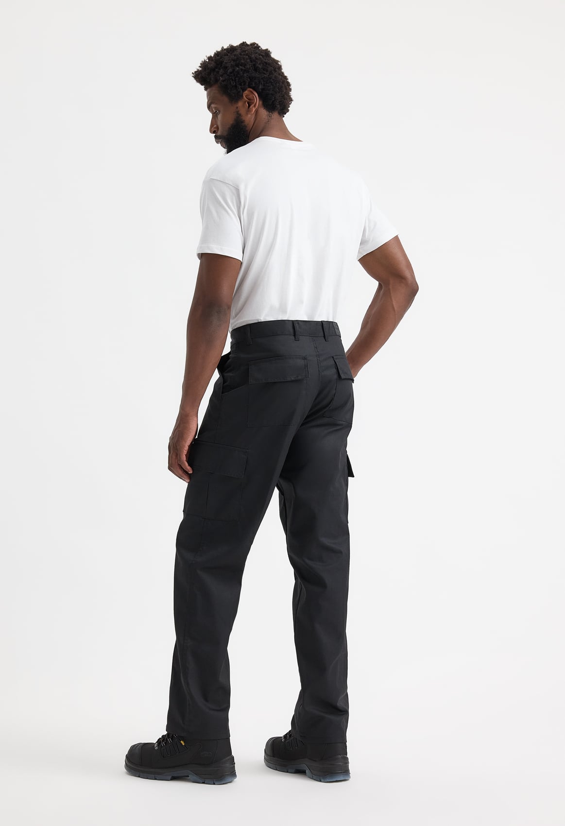 Unisex Cargo Trousers - 245gsm 65/35 Polycotton | Black & Navy