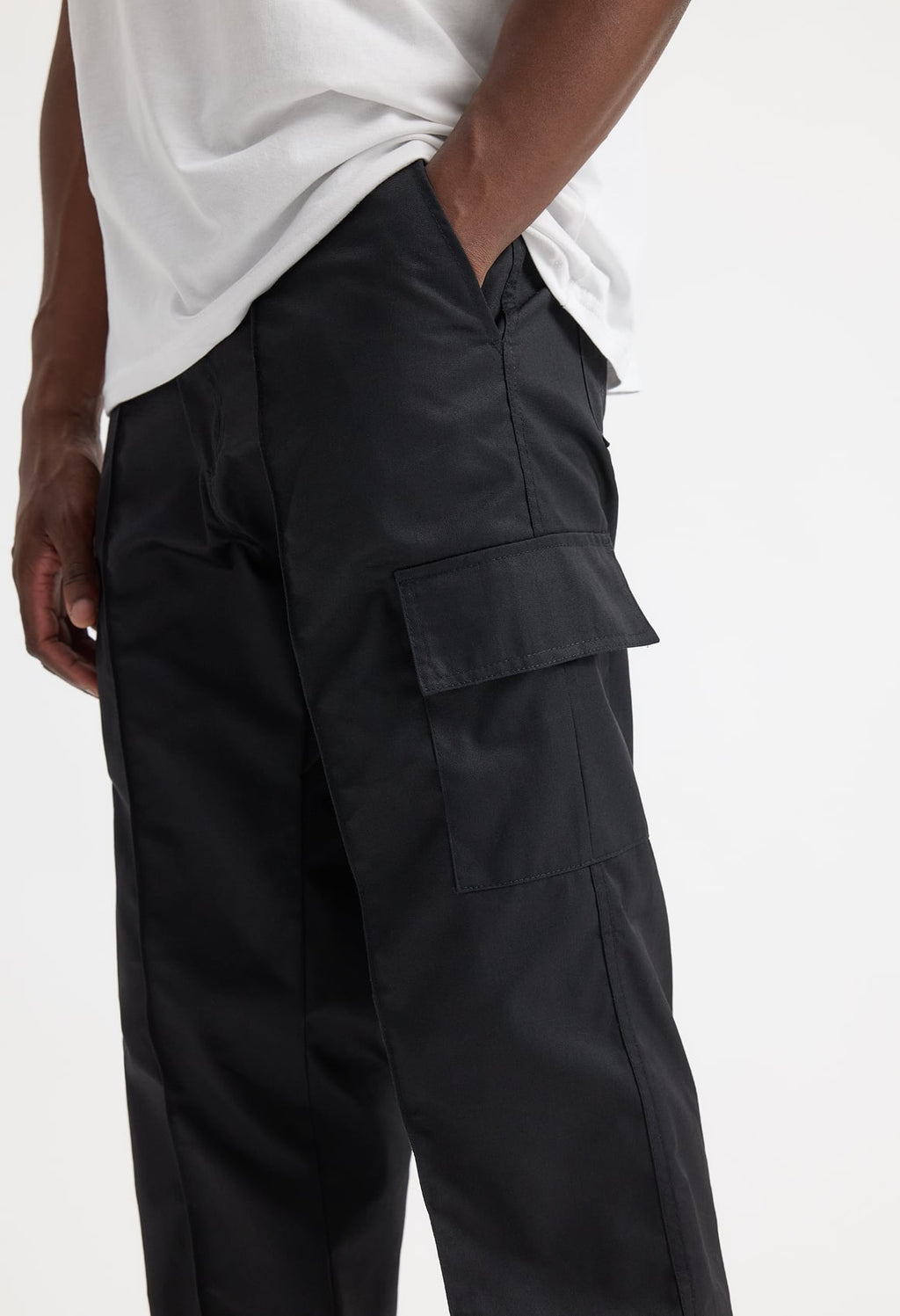 Unisex Cargo Trousers - 245gsm 65/35 Polycotton | Black & Navy