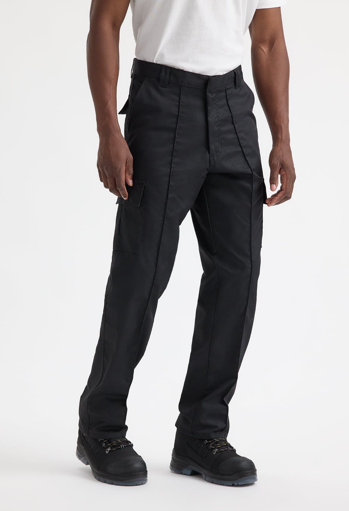 Unisex Cargo Trousers - 245gsm 65/35 Polycotton | Black & Navy