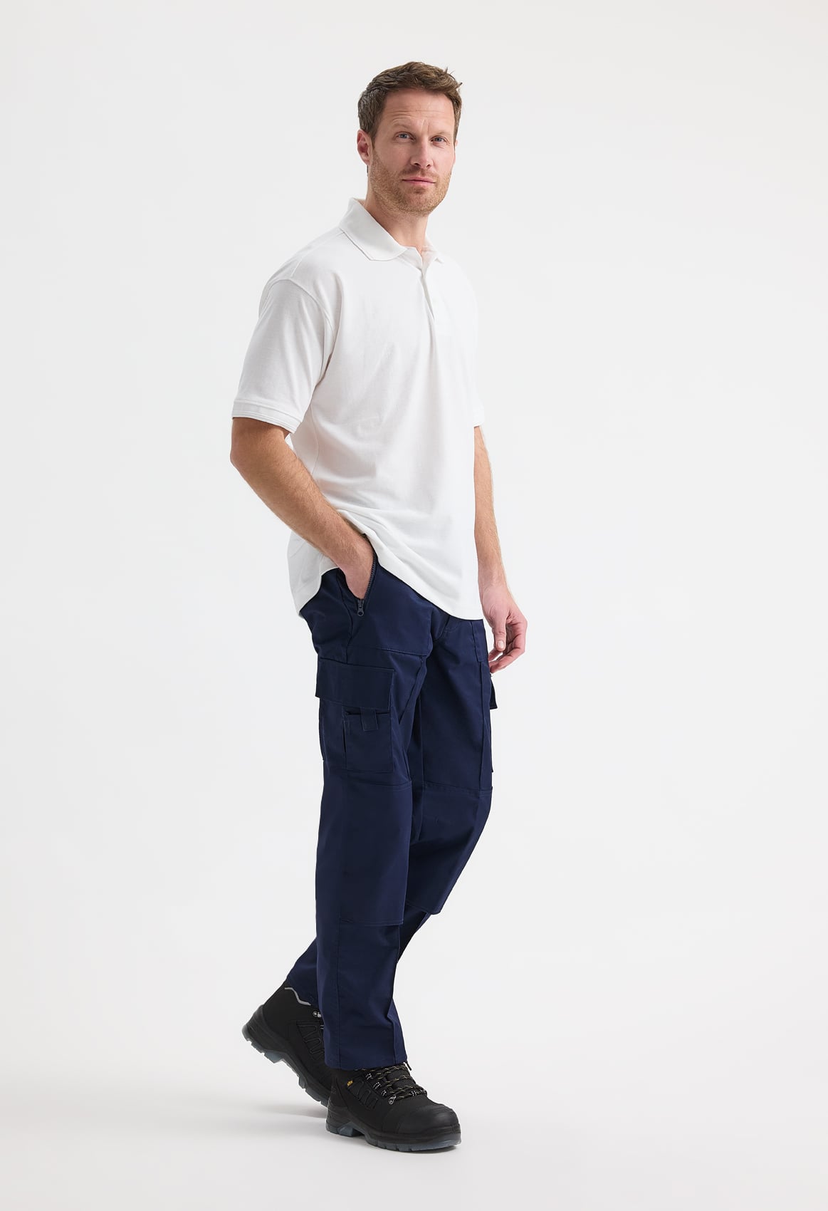 Unisex Action Trousers - 245gsm 65/35 Polycotton | Black & Navy