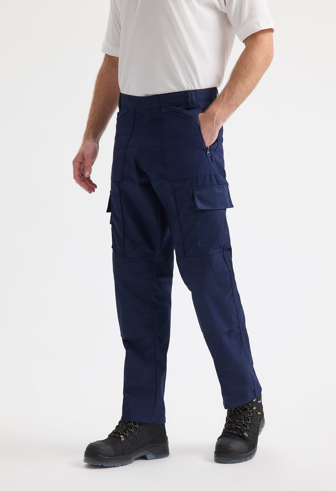 Unisex Action Trousers - 245gsm 65/35 Polycotton | Black & Navy