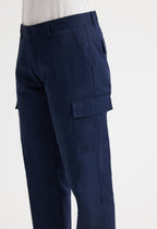 Ladies' Cargo Trousers - 245gsm 65/35 Polycotton | Black & Navy
