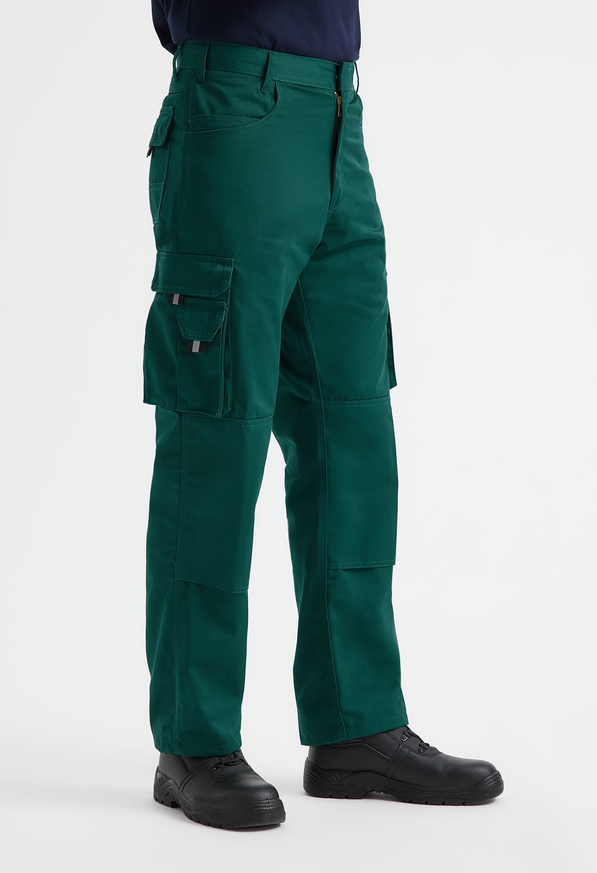 Unisex Super Pro Work Trousers - 330gsm Polycotton, Knee Pad Pockets & Hammer Loop | 4 Colours