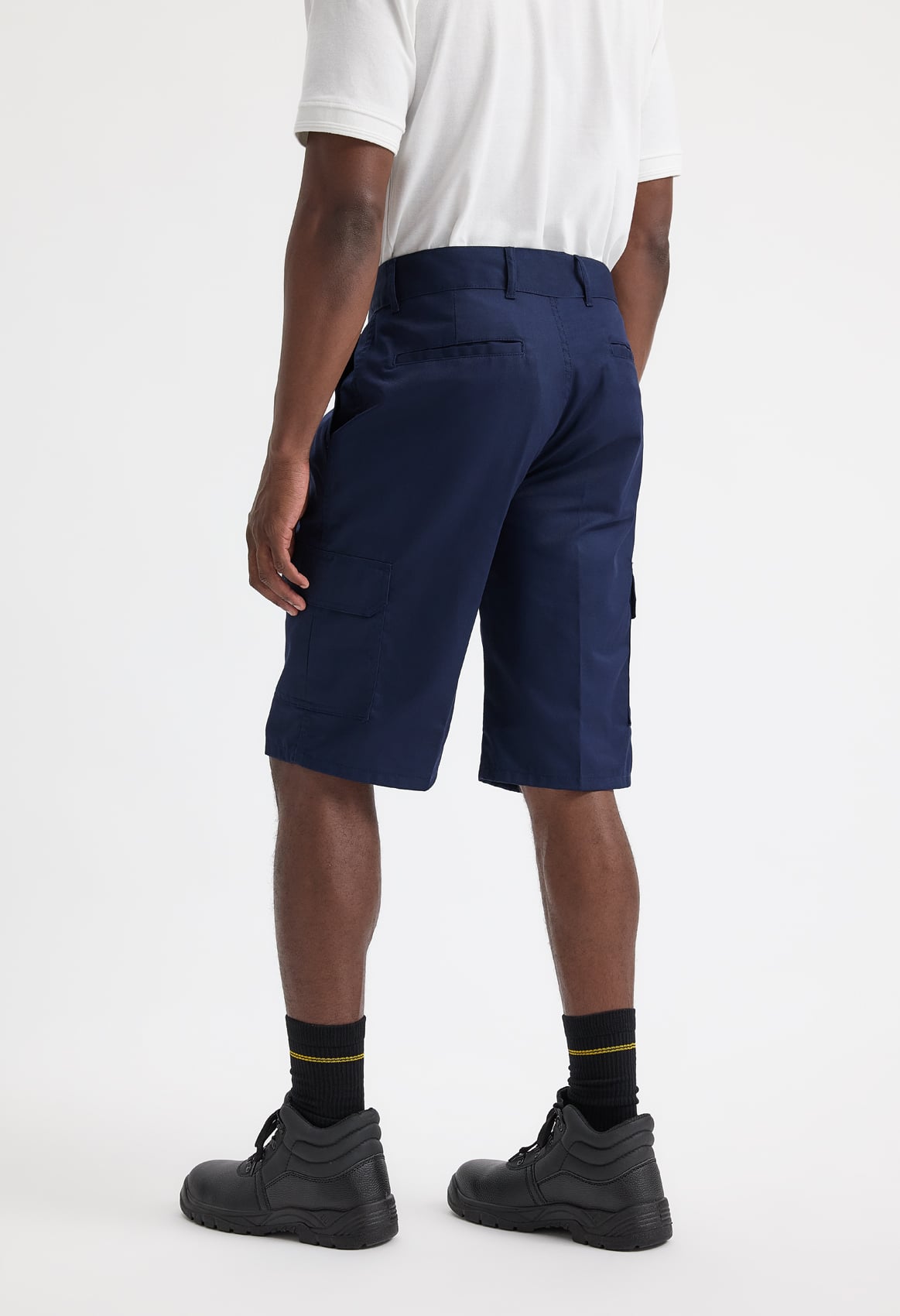 Men's Cargo Shorts - 260gsm 65/35 Polycotton | Black & Navy