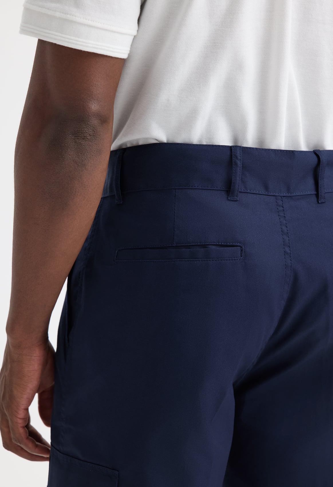 Men's Cargo Shorts - 260gsm 65/35 Polycotton | Black & Navy
