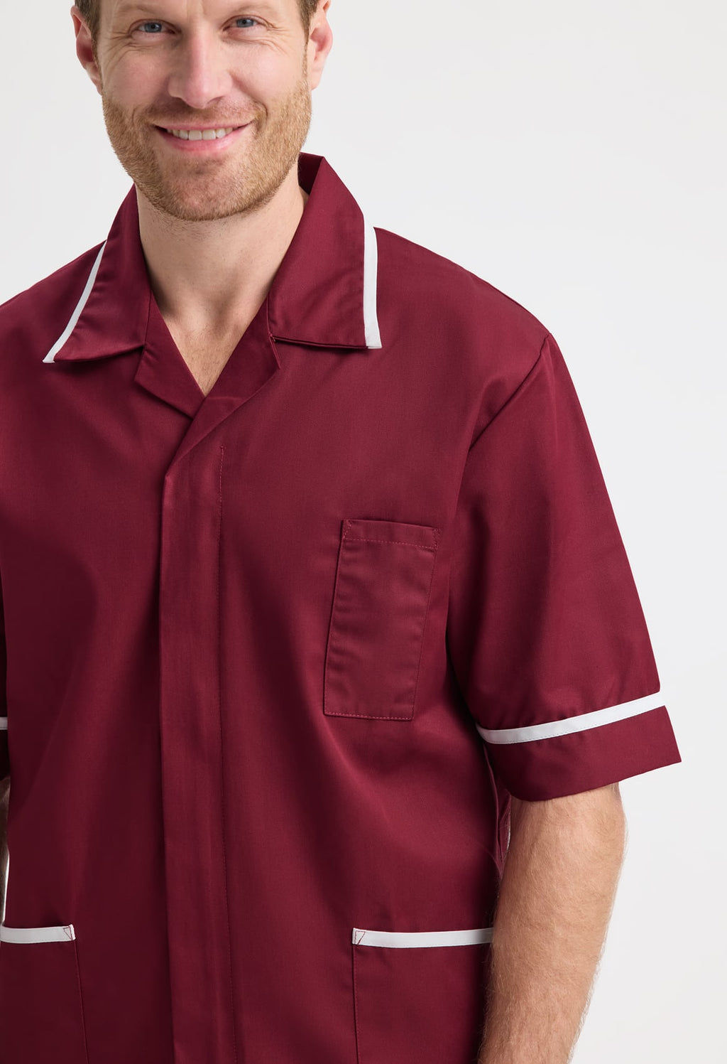 Men's Heavyweight Healthcare Tunic - 65/35 Polycotton Uniform | 11 Colours