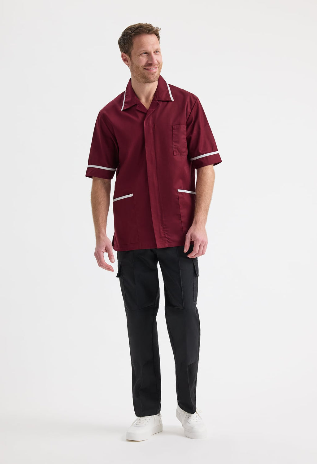 Men's Heavyweight Healthcare Tunic - 65/35 Polycotton Uniform | 11 Colours