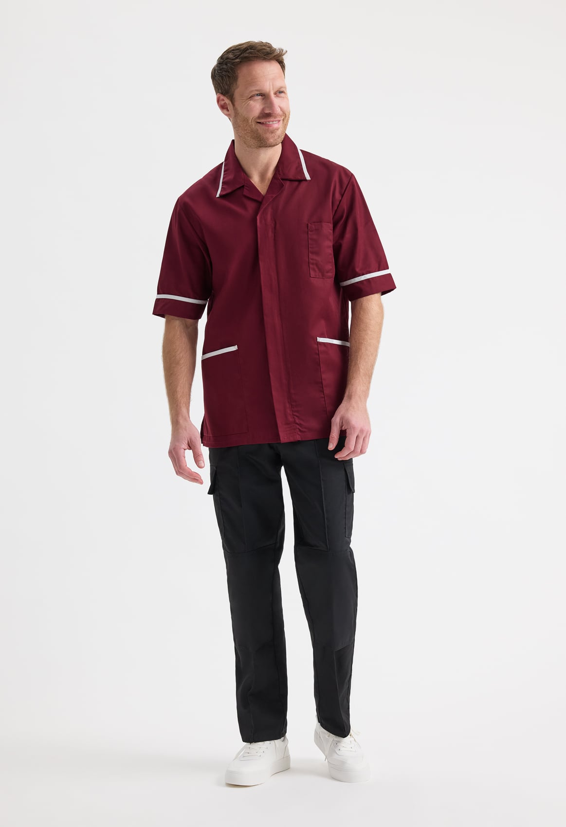 Men's Heavyweight Healthcare Tunic - 65/35 Polycotton Uniform | 11 Colours