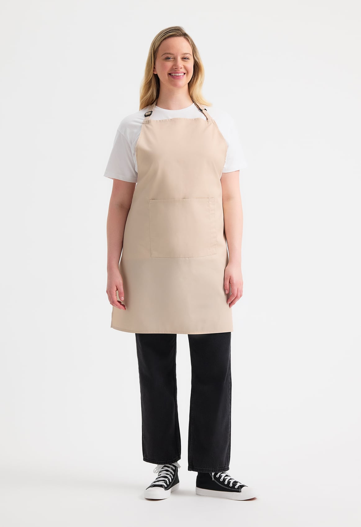 Unisex Bib Apron with Pocket - 195gsm Recycled Polycotton, Front Pocket | 5 Colours
